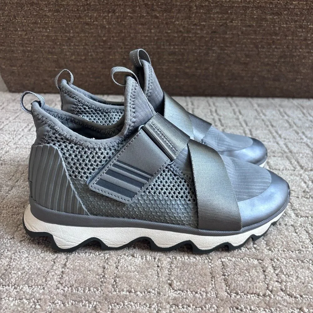 Sorel Kinetic Sneakers Women’s Size 7.5 Gray Athletic Sport Hiking Adjustable